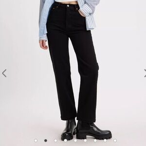 Levis Ribcage Straight Ankle Jeans